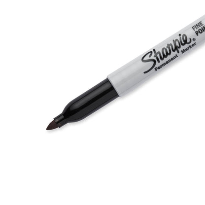 Sharpie Fine Permanent Marker Black (12 Pack) de702