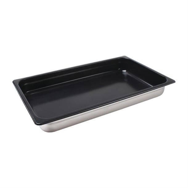Vogue Heavy Duty Stainless Steel Non Stick 1/1 GN Pan 40mm cs754