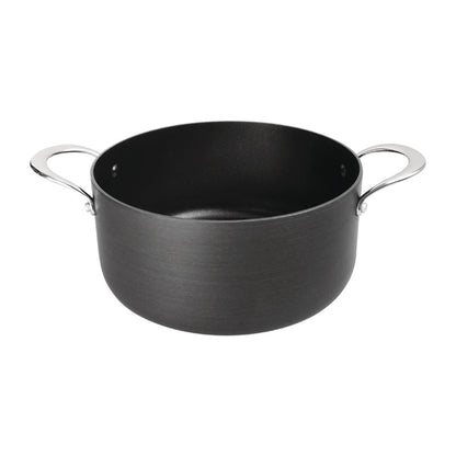 Vogue Anodised Aluminium Non-Stick Casserole Pan 24cm cn950
