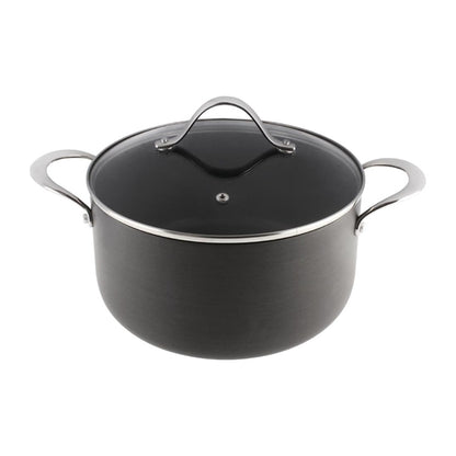 Vogue Anodised Aluminium Non-Stick Casserole Pan 24cm cn950