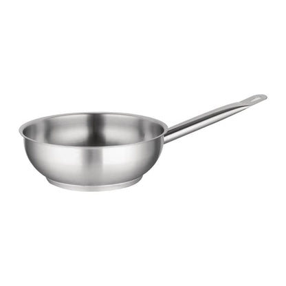 Vogue Stainless Steel Sauté Pan 24cm m923