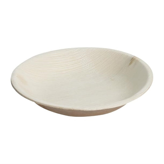 Fiesta Compostable Deep Palm Leaf Plates Round 175mm (100 Pack) ht873