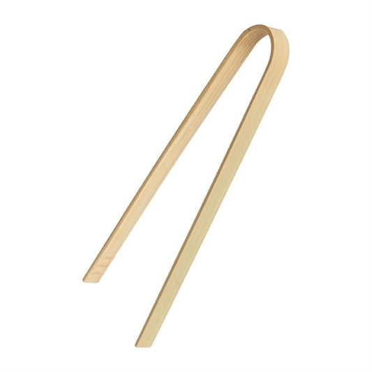 Fiesta Compostable Mini Bamboo Tongs (50 Pack) dk391