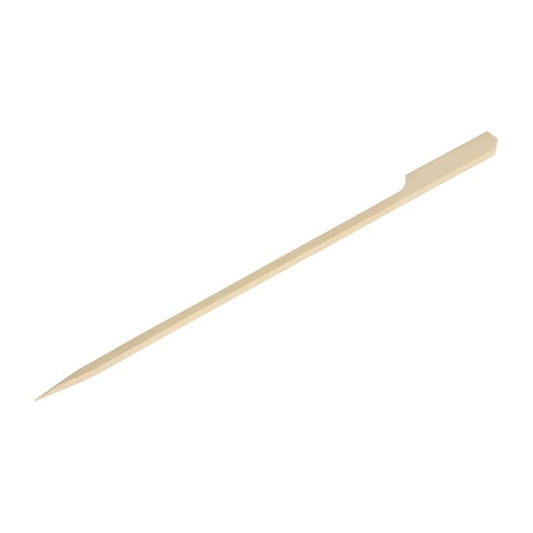 Fiesta Compostable Bamboo Paddle Skewers 180mm (100 Pack) dk395