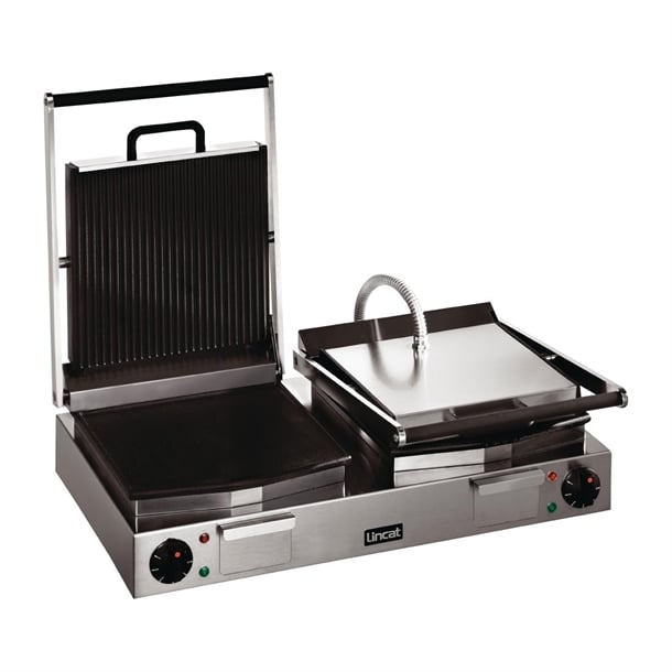 Lincat Lynx 400 Electric Twin Ribbed Grill LRG2 cd426