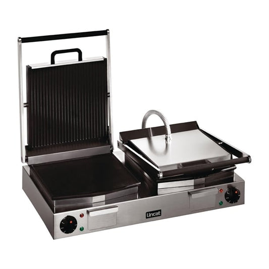 Lincat Lynx 400 Electric Twin Ribbed Grill LRG2 cd426