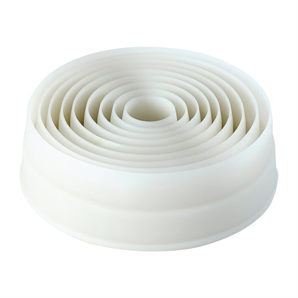 Schneider Plain Round Pastry Cutters (9 Pack) gt141