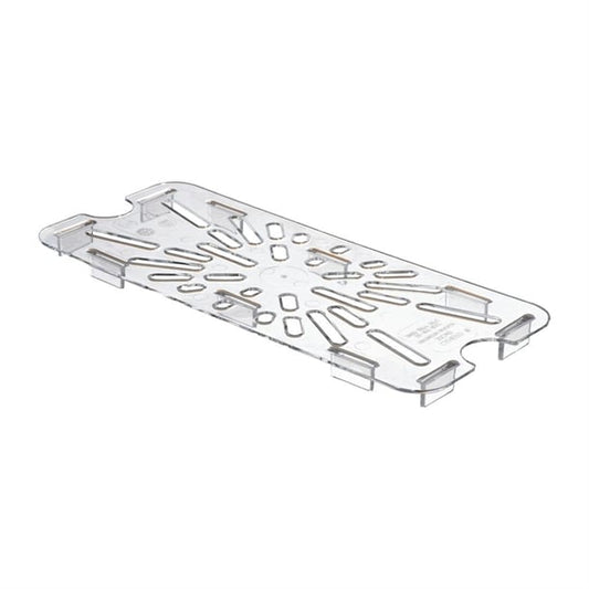 Cambro Polycarbonate 1/3 Gastronorm Tray Drain Shelf dm712