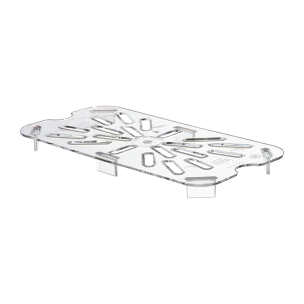 Cambro Polycarbonate 1/4 Gastronorm Tray Drain Shelf dm749