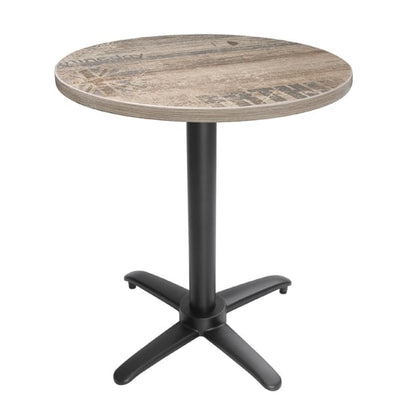 Bolero Aluminium Flip Top Table Base Black gp773