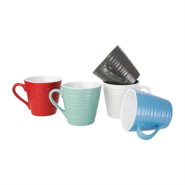 Olympia Cafe Aroma Mugs White 340ml (6 Pack) dh633