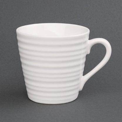 Olympia Cafe Aroma Mugs White 340ml (6 Pack) dh633