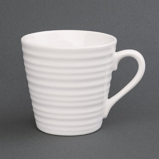 Olympia Cafe Aroma Mugs White 340ml (6 Pack) dh633