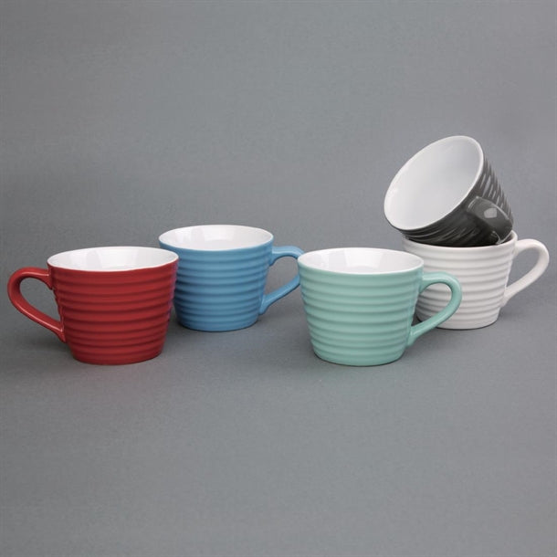 Olympia Cafe Aroma Mugs Blue 230ml (6 Pack) dh636