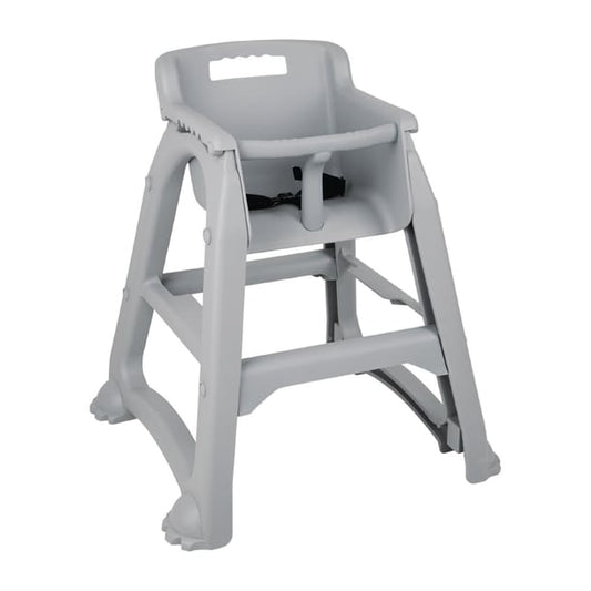Bolero Grey PP Stackable High Chair da693
