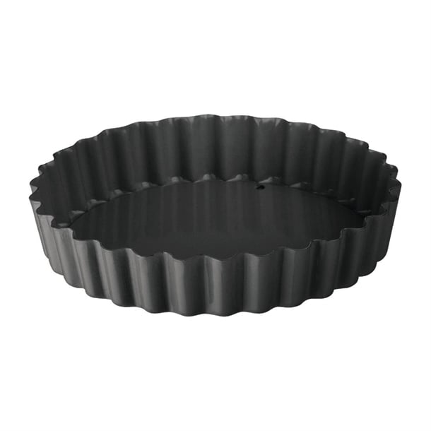 Vogue Non-Stick Mini Quiche Tin With Removable Base (3 Pack) p_cw990