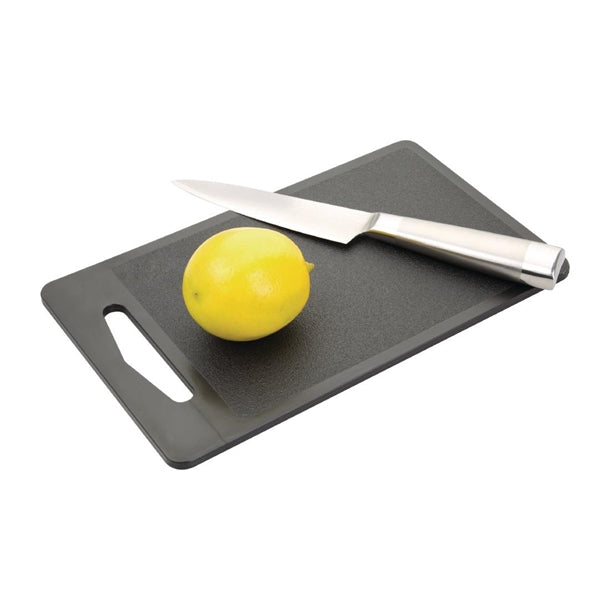 Hygiplas Bar Chopping Board Black 255mm dc717