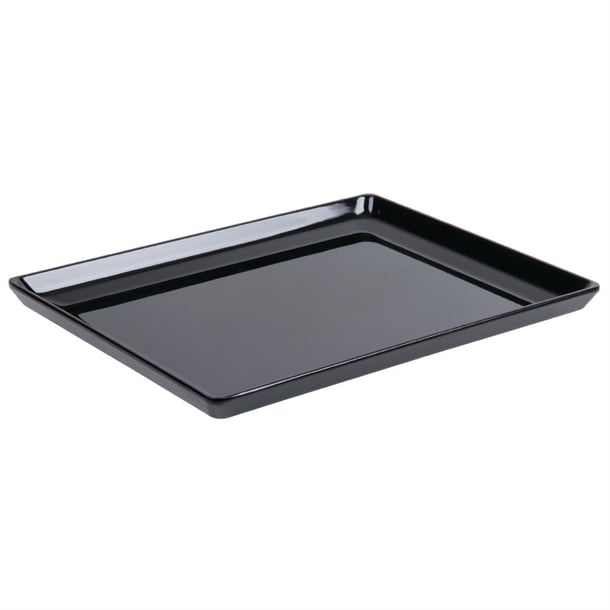 APS Float Melamine Tray Black GN 1/2 gf077