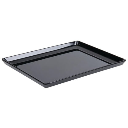 APS Float Melamine Tray Black GN 1/1 gf075