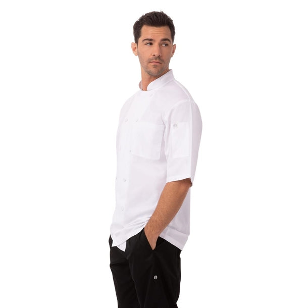 Chefs Works Montreal Unisex Chef Jacket White p_a914