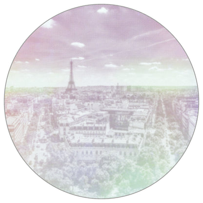 Circular Mural Paris Halftone