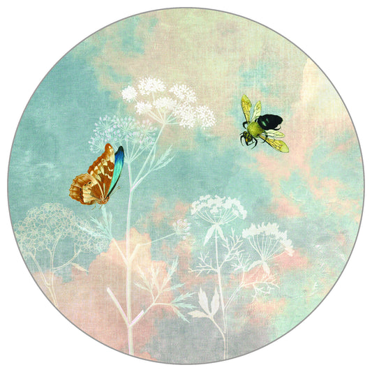 Circular Mural Warm Summer Days