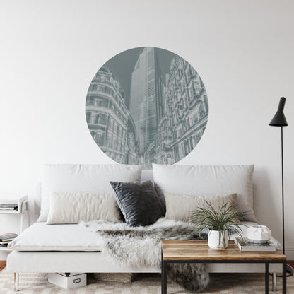 Circular Mural London Halftone