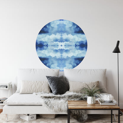Circular Mural Cloudscape