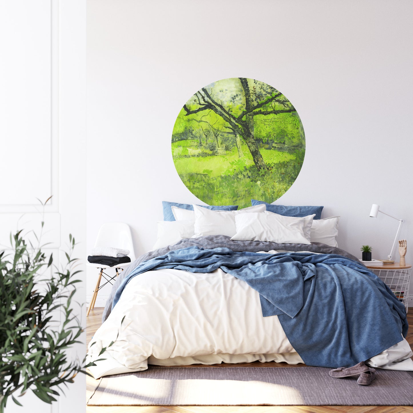 Circular Mural The Orchard