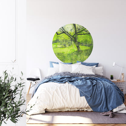 Circular Mural The Orchard