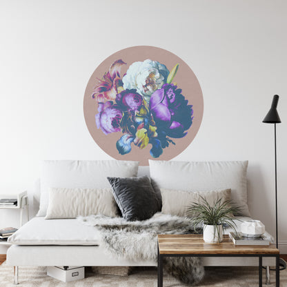Circular Mural The Bouquet Ii