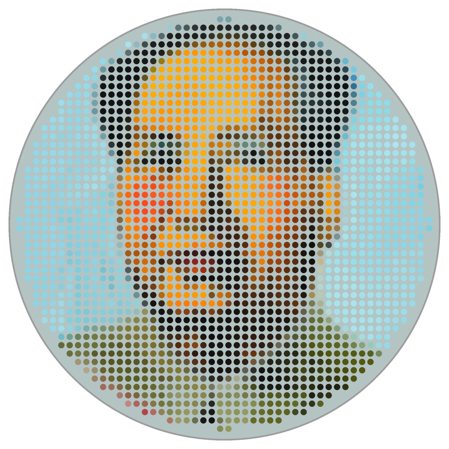 Circular Mural Iconiq Mao