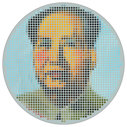 Circular Mural Iconiq Mao