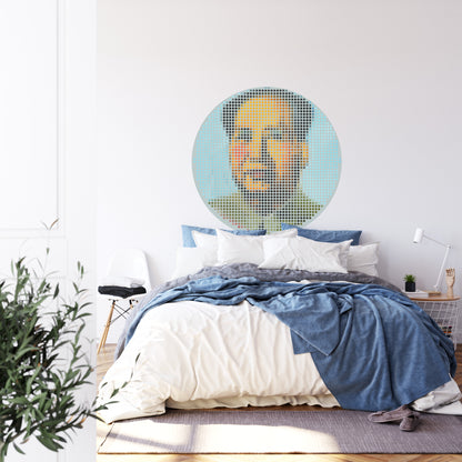 Circular Mural Iconiq Mao
