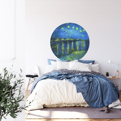 Circular Mural Starry Night
