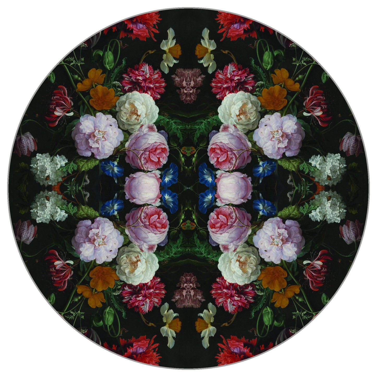 Circular Mural Kaleidabluma