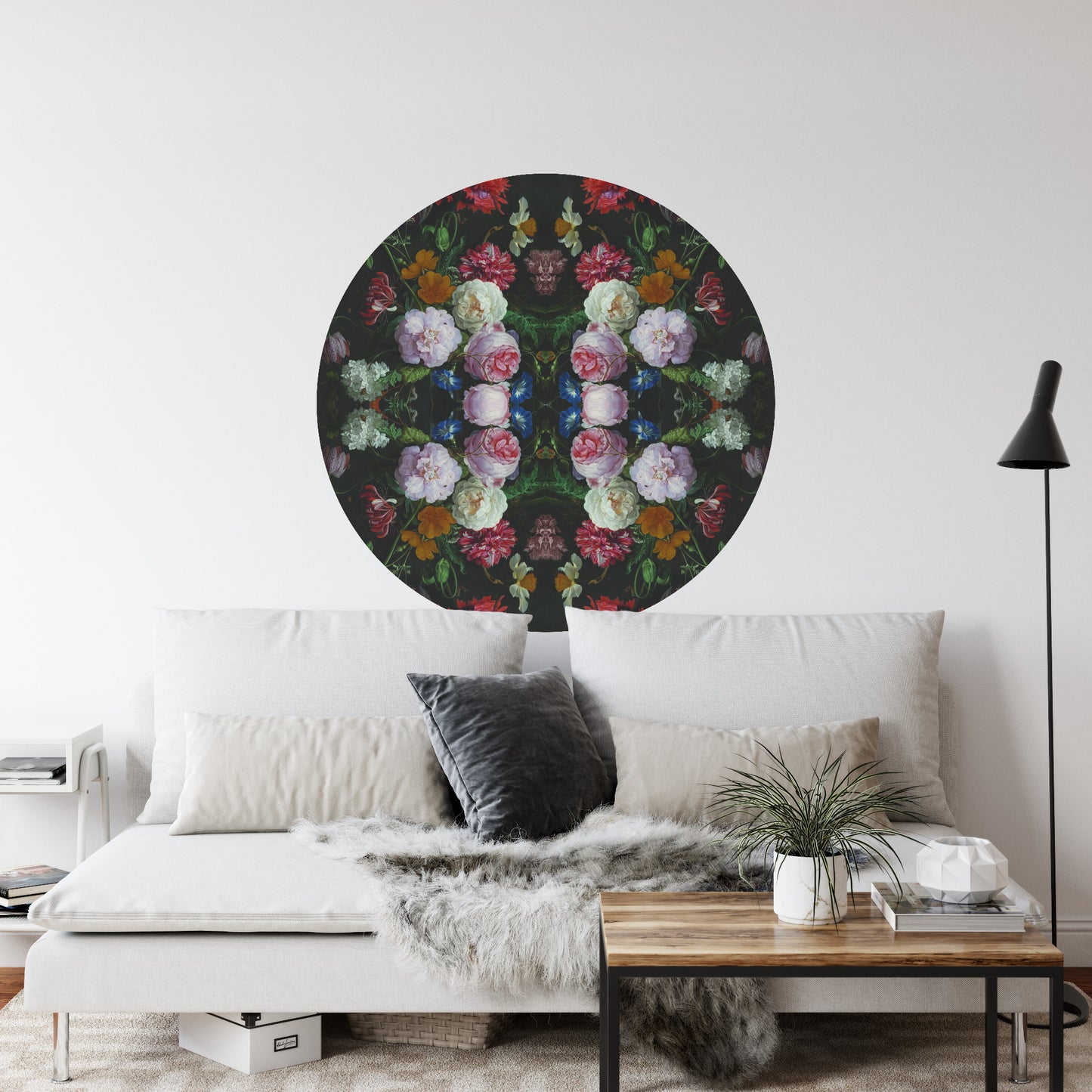 Circular Mural Kaleidabluma