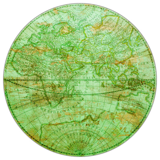 Circular Mural Mappa Mundi East