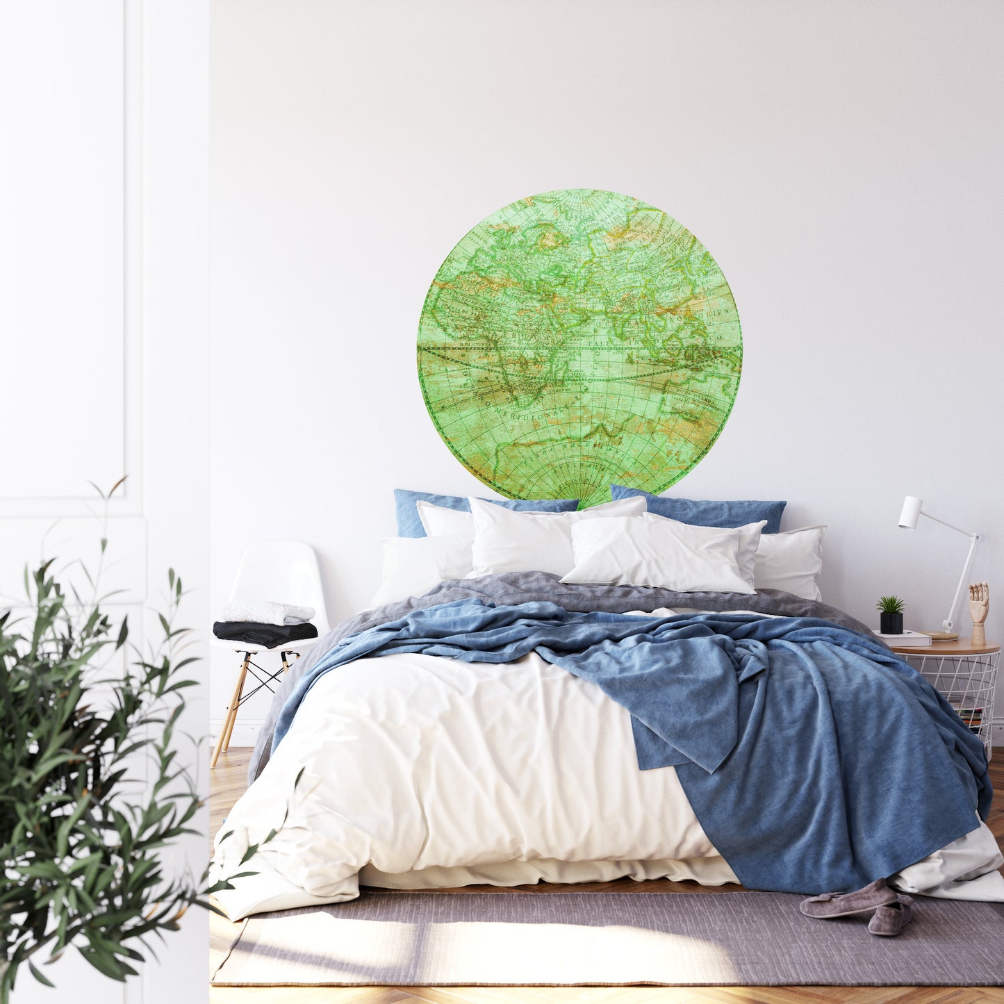 Circular Mural Mappa Mundi East