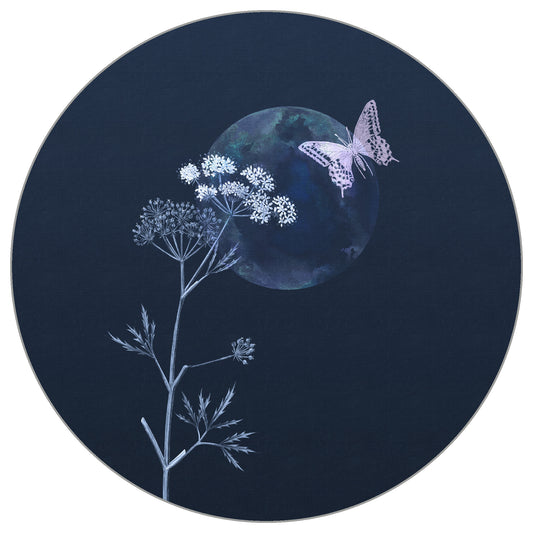 Circular Mural Evening Flutter
