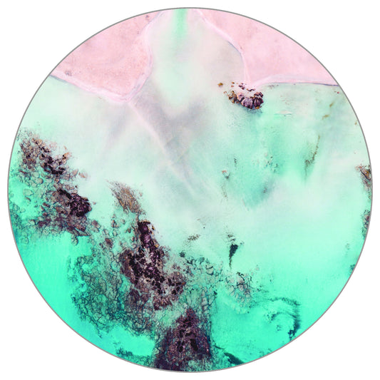 Circular Mural Coral Sands