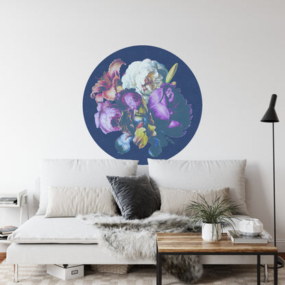 Circular Mural The Bouquet I
