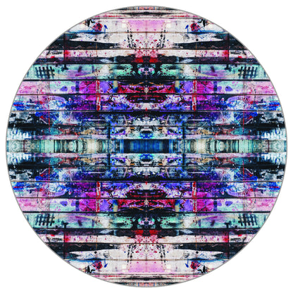 Circular Mural Urban Kaleidoscope