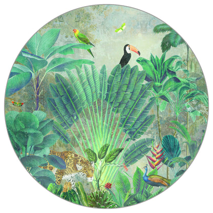 Circular Mural Deep In Exotica