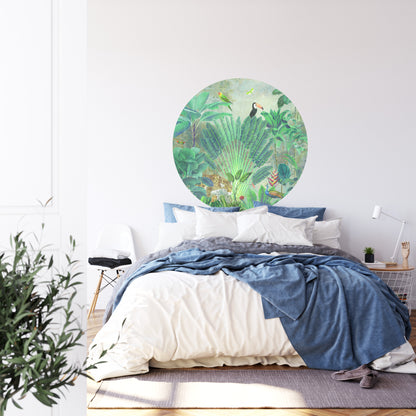 Circular Mural Deep In Exotica