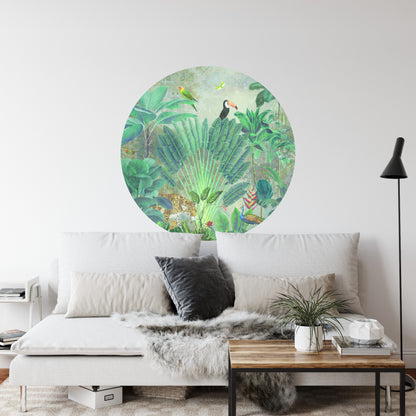 Circular Mural Deep In Exotica