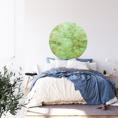 Circular Mural Mappa Mundi West