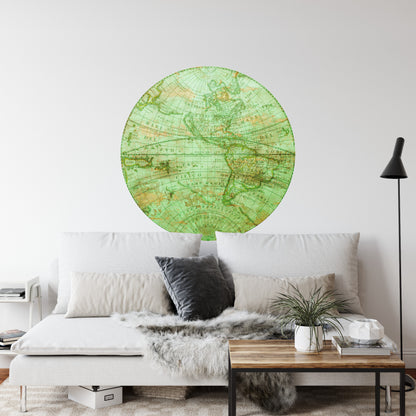 Circular Mural Mappa Mundi West
