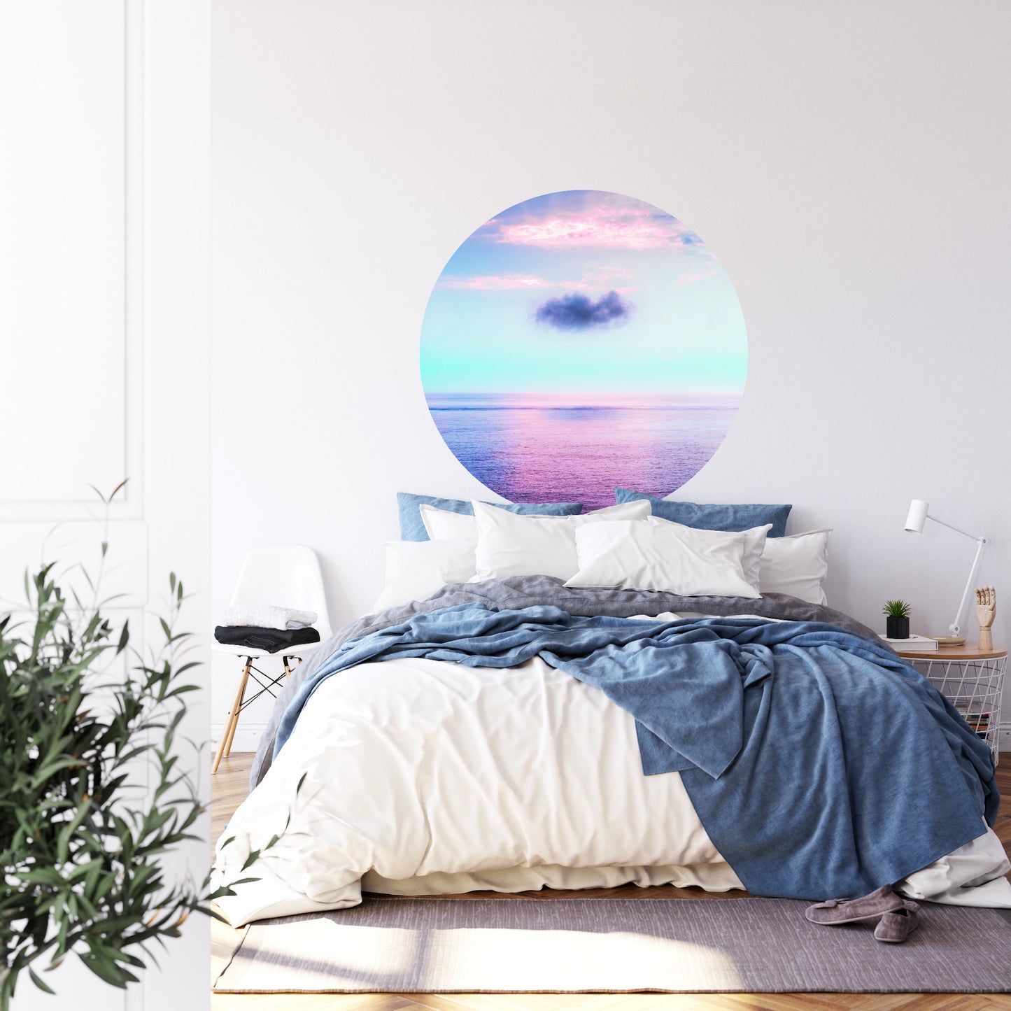 Circular Mural Shimmer