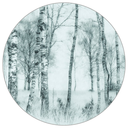 Circular Mural Black And White By Nel Talen